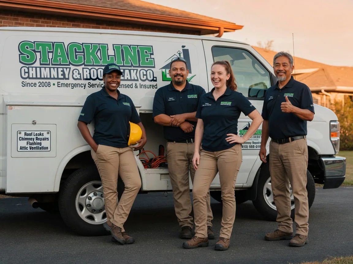 Chimney flashing repair company in Ferndale, CA